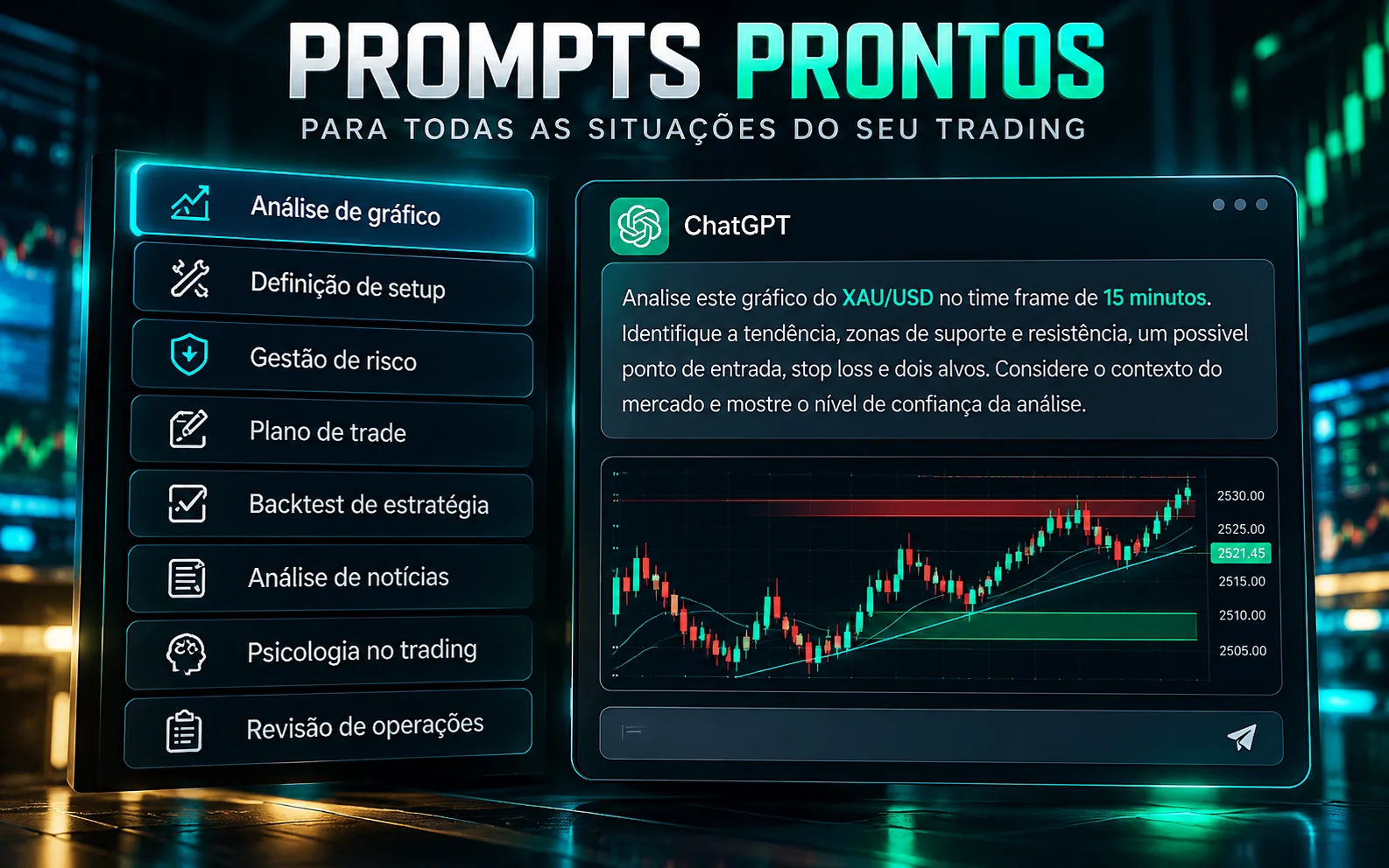 Tela do app interativo