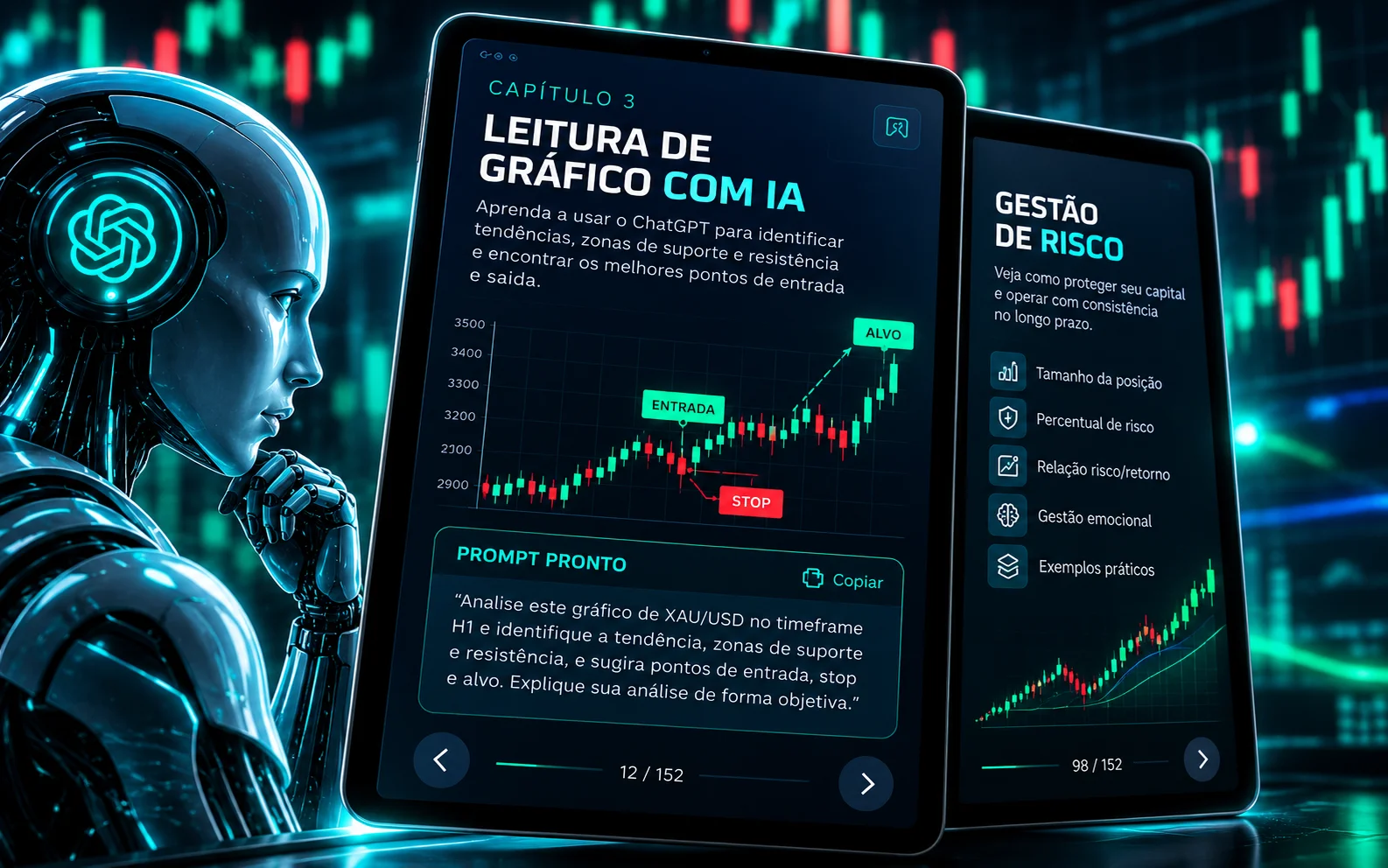 Tela do app interativo